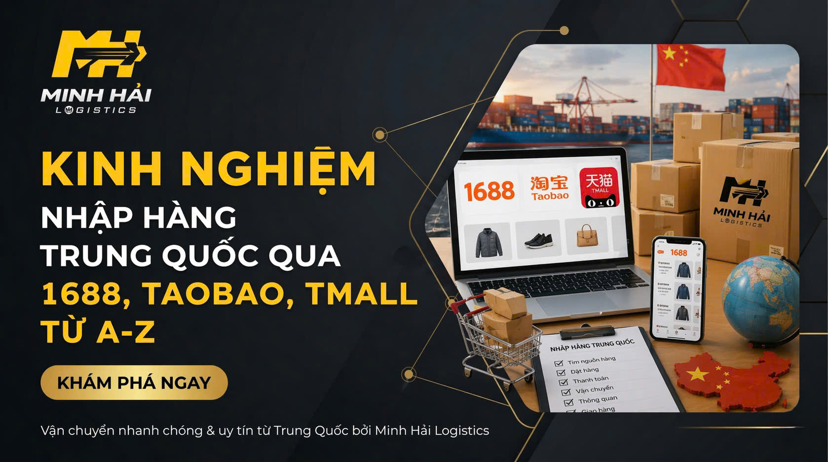 KINH NGHIỆM NHẬP HÀNG TRUNG QUỐC QUA 1688, TAOBAO, TMALL TỪ A-Z 